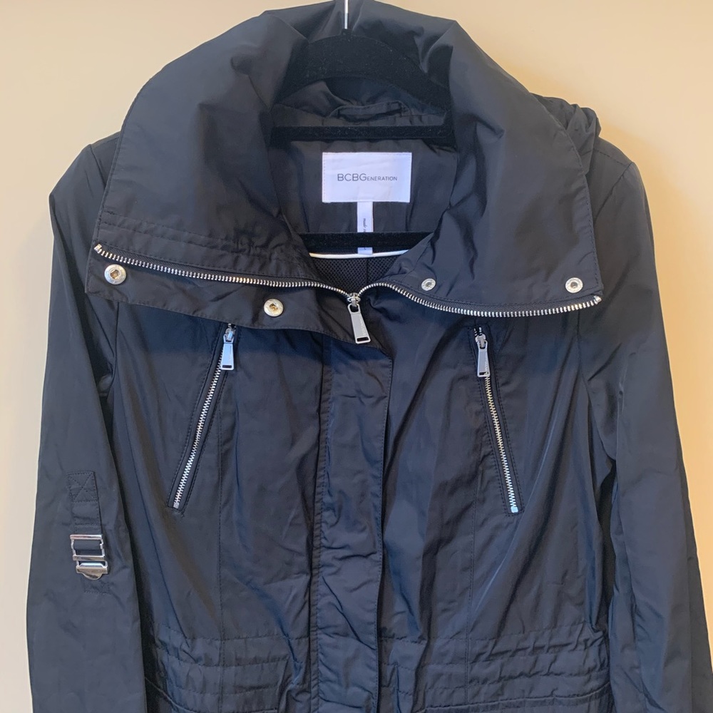 BCBGeneration Hidden Hooded Anorak Coat - Picture 6 of 8